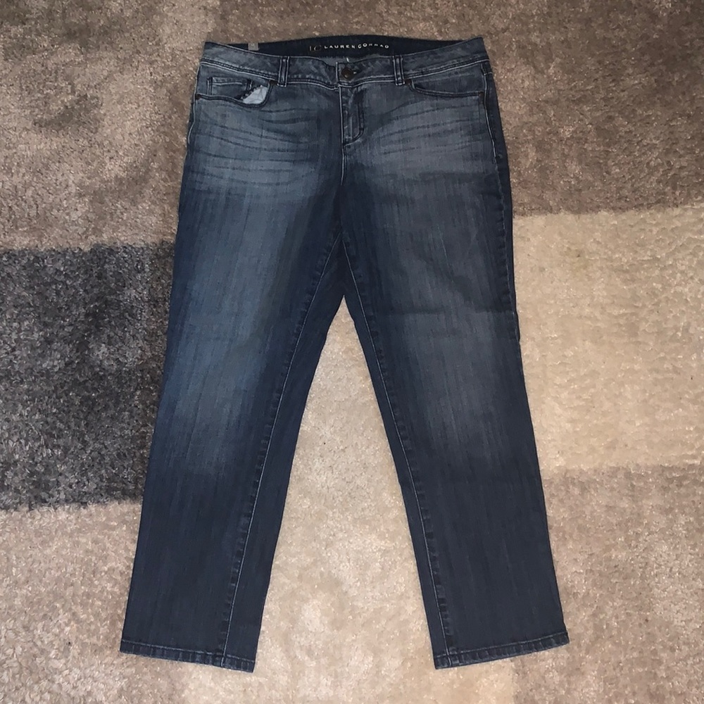 Lauren Conrad denim jeans!  Size 14. Capri/ankle.
